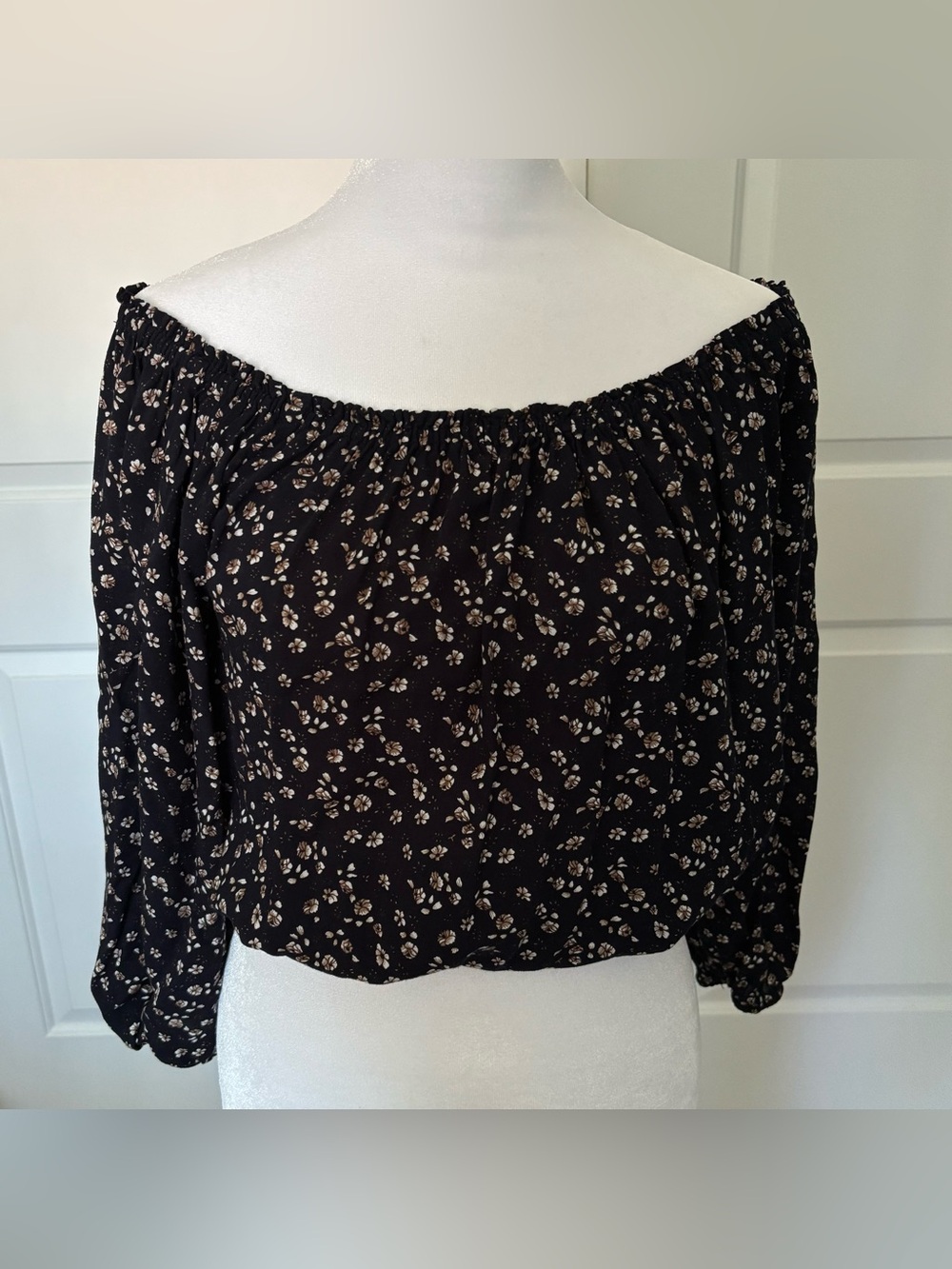 Brandy Melville Off The Shoulder Crop Top